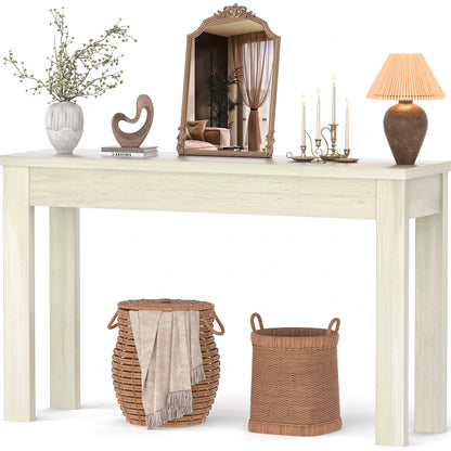 Console Table for Entryway, Farmhouse Sofa Tables Narrow Long