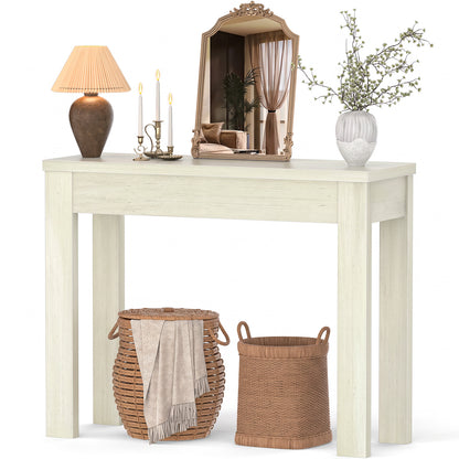 Console Table for Entryway, Farmhouse Sofa Tables Narrow Long